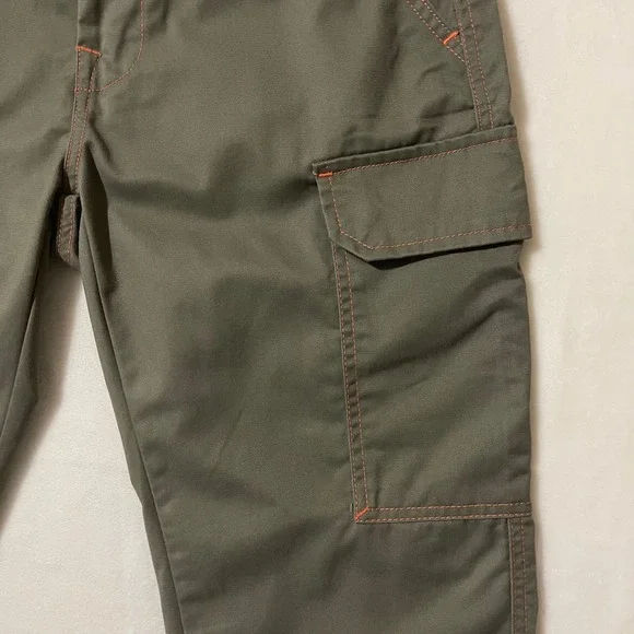 True Religion Mens Cargo Pants Kalamata Papaya Orange Contrast Stitch Size 28 - Picture 4 of 12